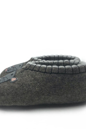 Тапочки женские серые домашние