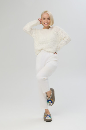 Тапочки женские серые домашние