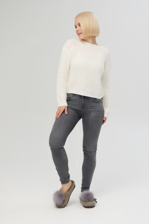 Тапочки женские серые домашние