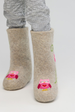 Валенки детские натуральные ручной работы (268Н)