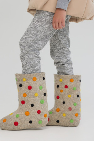 Валенки детские натуральные ручной работы (208Н)