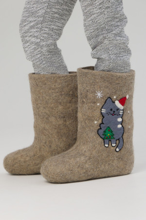 Валенки детские натуральные ручной работы (274Н)