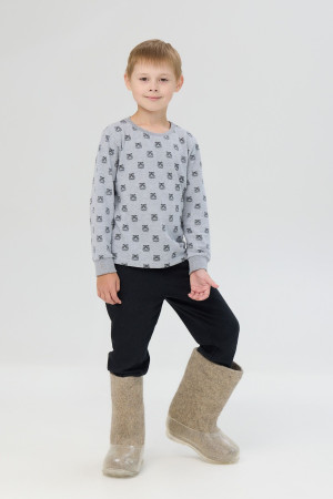 Валенки детские серые с галошами (200Д-СП)