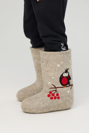 Валенки детские натуральные ручной работы (257Н)