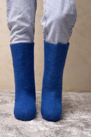 Валенки женские синие натуральные (500Ж)