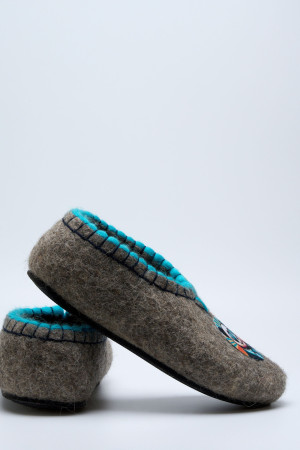 Тапочки мужские серые домашние