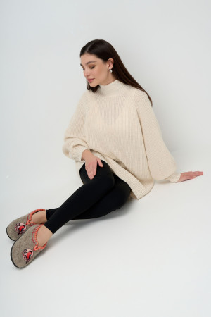 Тапочки женские серые домашние