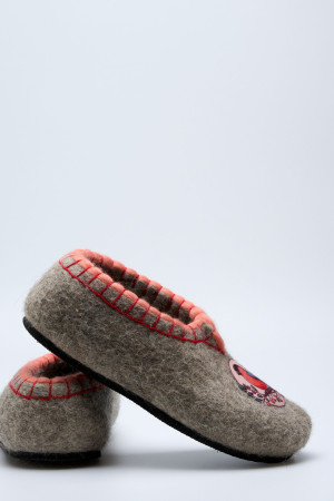 Тапочки женские серые домашние