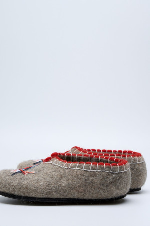 Тапочки женские серые домашние