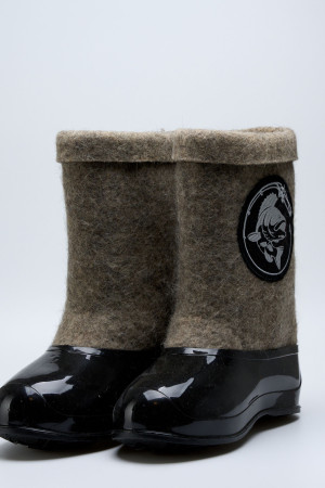 Валенки мужские серые ручной работы (287В)